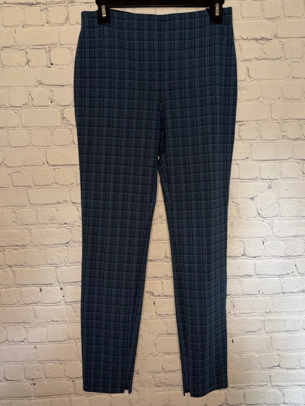 Blue Plaid Women’s Theory Dress Pants